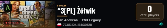 ^3[PL] Żółwik live status badge