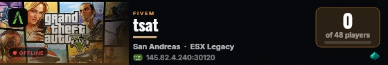 tsat live status badge