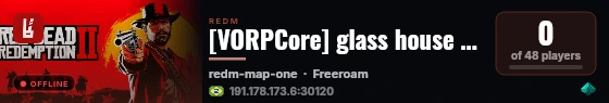 [VORPCore] glass house ninfa live status badge