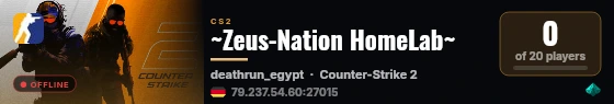 ~Zeus-Nation HomeLab~ live status badge