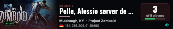 Pelle, Alessio server de mi zio live status badge