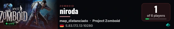 niroda live status badge