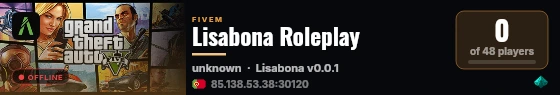 Lisabona Roleplay live status badge