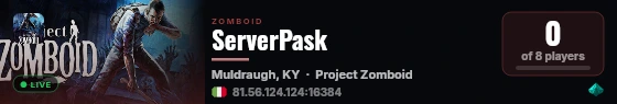 ServerPask live status badge