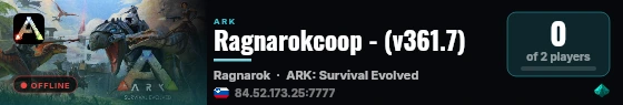 Ragnarokcoop - (v361.7) live status badge