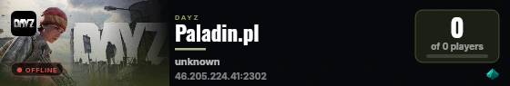 Paladin.pl live status badge