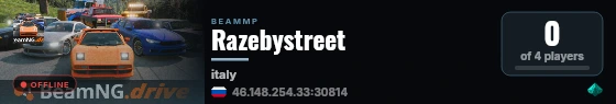 Razebystreet live status badge