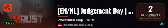 [EN/NL] Judgement Day | BOMB THE PLANET live status badge