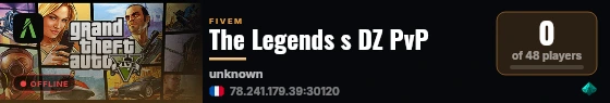 The Legends s DZ PvP live status badge