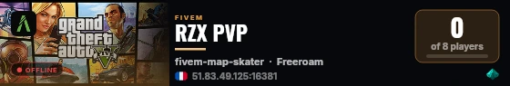 RZX PVP live status badge