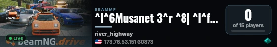 ^l^6Musanet 3^r ^8| ^l^fCareerMP ^f+ RLS Overhaul 2.6.7^r ^8 - ^l^d🗺️ RiverHighway^r ^8| ^l^0USA EAST^r ^8| ^l^5 🏦 CareerMP Banking ^8| ^l^a(✅ STABLE) live status badge
