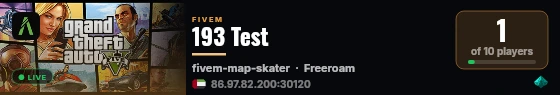 193 Test live status badge