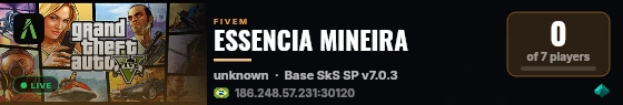 ESSENCIA MINEIRA live status badge
