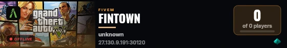 FINTOWN live status badge