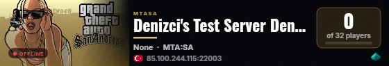 Denizci's Test Server Denizcicocuk - Prison/Jailbreak live status badge