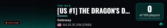[US #1] THE DRAGON'S DEN! live status badge