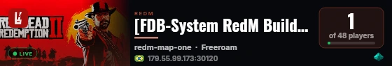 [FDB-System RedM Build] STEEL live status badge