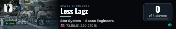 Less Lagz live status badge