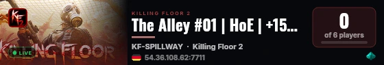 The Alley #01 | HoE | +15% XP live status badge