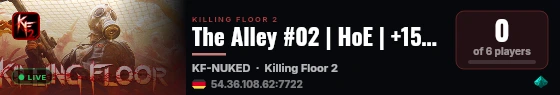 The Alley #02 | HoE | +15% XP live status badge