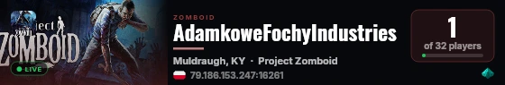AdamkoweFochyIndustries live status badge
