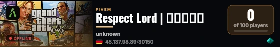 Respect Lord | رسبكت  live status badge