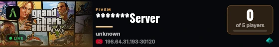 *******Server live status badge