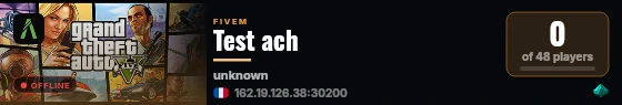 Test ach live status badge