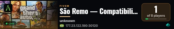 São Remo — Compatibility Core live status badge