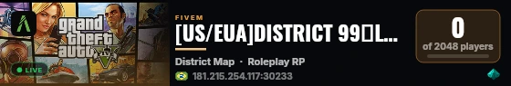[US/EUA]DISTRICT 99🡺LAUNCHED NOW 21-SEP🡸 live status badge