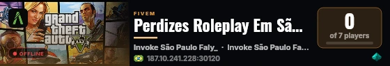 Perdizes Roleplay Em São Paulo live status badge
