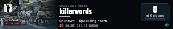 killerwords live status badge