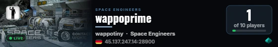 wappoprime live status badge