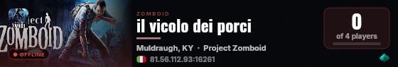 il vicolo dei porci live status badge