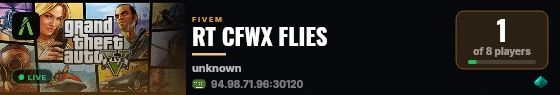 RT CFWX FLIES live status badge