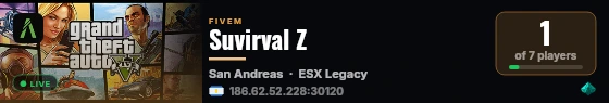 Suvirval Z  live status badge