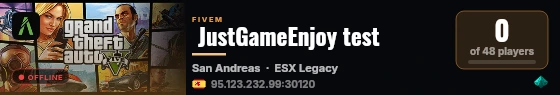  JustGameEnjoy test live status badge