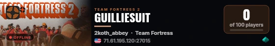 GUILLIESUIT live status badge