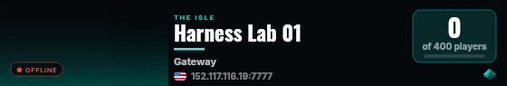 Harness Lab 01 live status badge