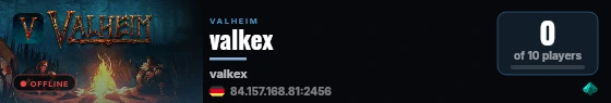 valkex live status badge