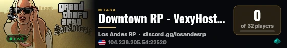 Los Andes RP|GM Propia|Colombia|Argentina|Chile|Bolivia|Peru|Ecuador|Venezuela|Dominicano| live status badge