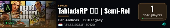TabladaRP 🇦🇷 | Semi-Rol live status badge