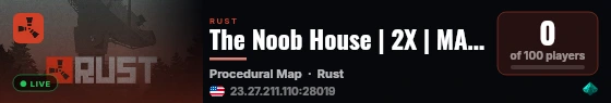 The Noob House | 2X | MAX 4 | WEEKLY live status badge