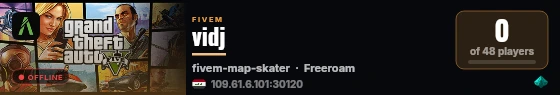 vidj live status badge