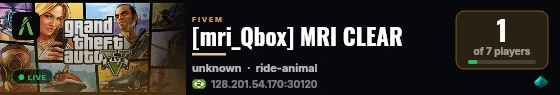 [mri_Qbox] MRI CLEAR live status badge