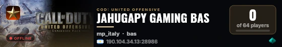 JAHUGAPY GAMING BAS live status badge