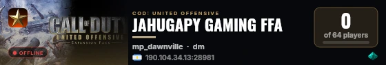 JAHUGAPY GAMING FFA live status badge