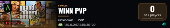 WINN PVP live status badge