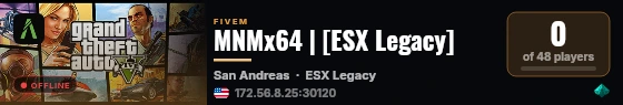 MNMx64 | [ESX Legacy] live status badge