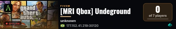 [MRI Qbox] Undeground live status badge
